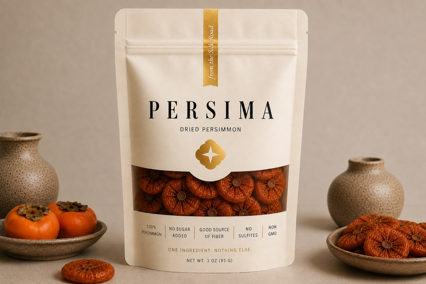 Persima The Original dried persimmon packaging